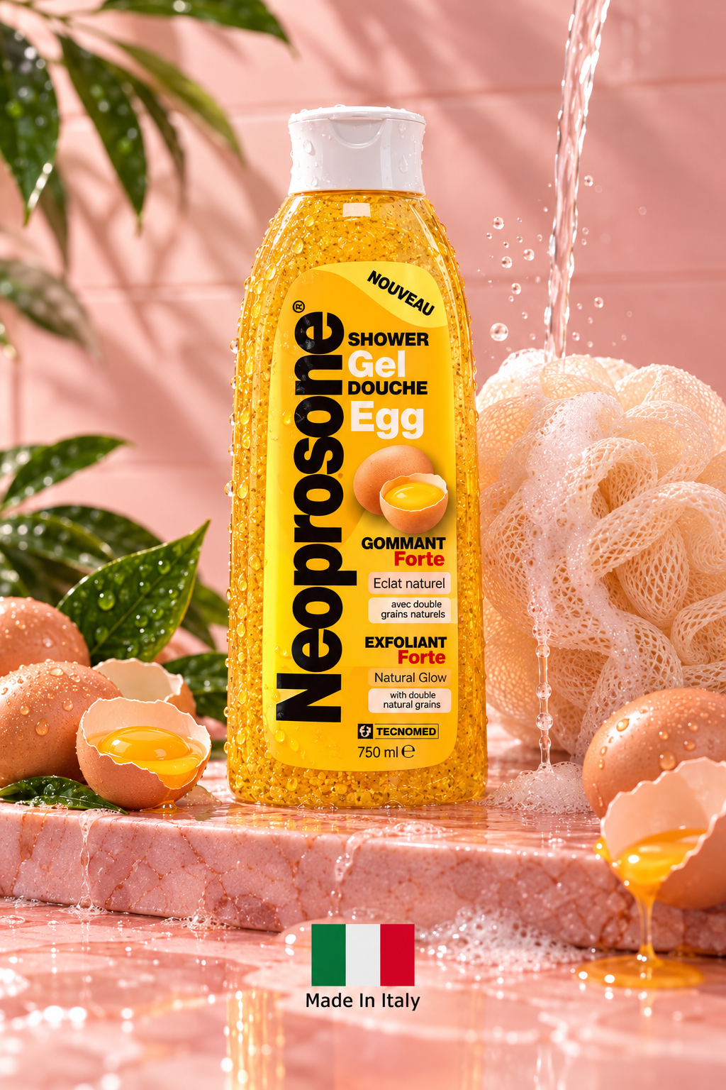 جيل الاستحمام نيوبورسون بالبيض – 750 مل
