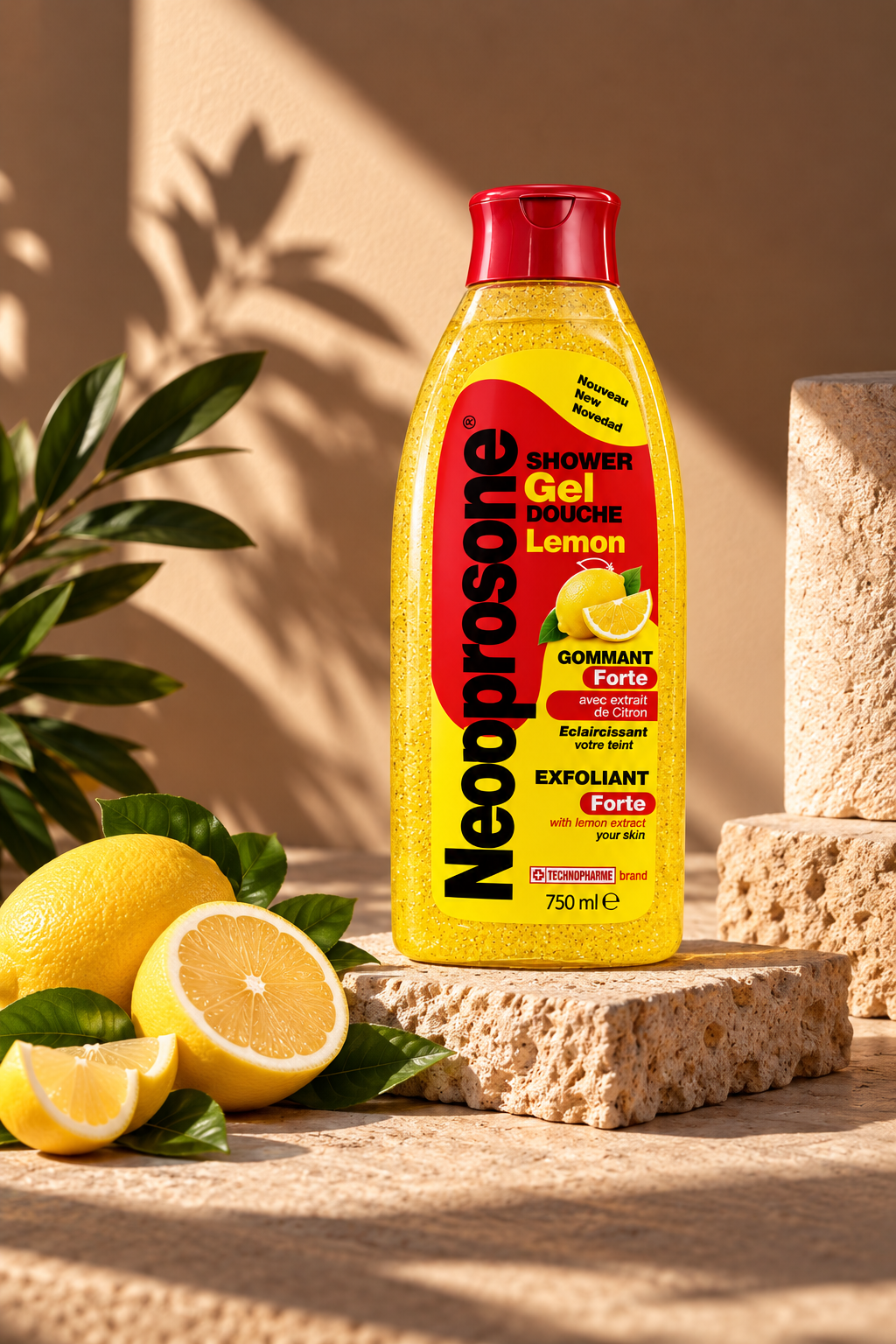 Neoprosone Lemon Shower Gel – 750 ml